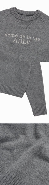 25FW WOMAN ベーシックロゴニット グレー