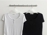 デーモスパンボタンショートスリーブTシャツ