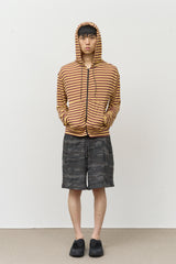 Robe Striped Zip Hoodie