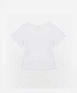 スパークプリントスリムTシャツ [ホワイト]