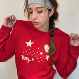 バニー スウェットシャツ(red)
