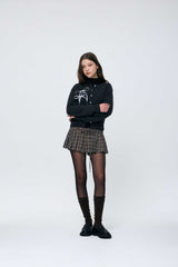 EIRIN WOOL CARDIGAN / CHARCOAL
