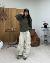 Peir Button Striped Hoodie