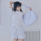 rivet cross bag (sky blue)