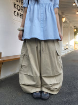 Cotton Big Cargo Pants