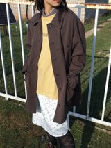 Single collar utility half coat (2color)