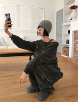 (Lining brushed) サイドラインピグメントパンツ
