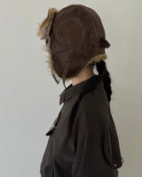 Furry Biker Hat