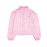 Peony Plaid Puff Jacket - Size 1