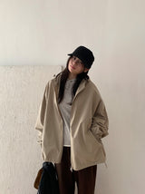 Cutter Cotton Hood Bomber Jacket