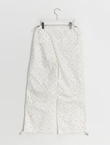 Lijet Flower String Pintuck Wide Pants