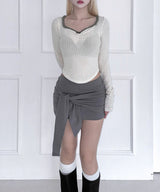 Tying Skirt Pants (2colors)