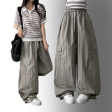 Roa Baslock Nylon Cargo Wide Pants