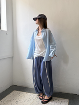 レイヤード ストラップ ホルタートップ