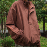 Pullover work shirt / Brick