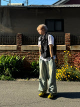 Trucker nylon collar vest 2C