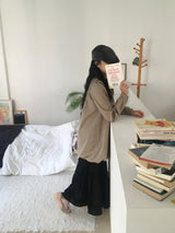 フリルティアードスカート