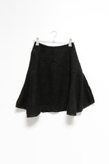 knit wool flare skirt(3colors)