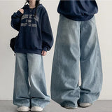 Sani Washed Viscose Side-Slit Denim Wide Pants (3 colors)