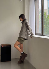 フレンチカーゴハーフパンツ