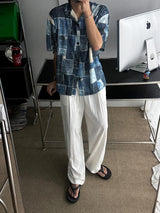アイスリネンワイドスラックス