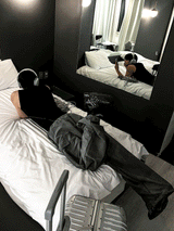 nylon cargo string pants