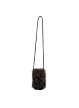 Chewy Shearling Fur Toggle Crossbody Bag