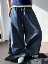Formi Basic Wide Banding Semi-Balloon Pants 2color