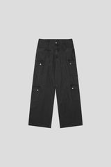 Flat Cargo Washed Pants