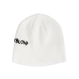 BBD Embroth Logo Piercing Beanie (White)