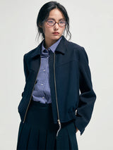 ハリントンジャケット　ネイビー