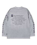 BBD Crushed Faith Pigment Long T-Shirt (Gray)