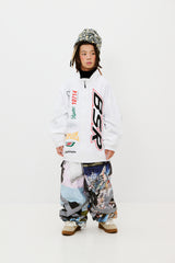 ORIGINAL POT-X REFLECTIVE WIDE JOGGER PANTS ART PAINTING