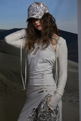 SLIT LONG ONEPIECE
