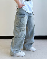 Tech Double Cargo Wide Pants