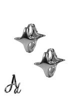 Silver Star One-touch Earring Piercing 1PC