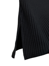 (65% COTTON/INNER ITEM) ベーシックストレッチリブアシンメトリークロップチューブトップ - 2 COLOR