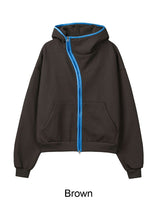 Liane Curved Brushed Hood Zip-Up