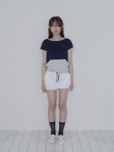 ポケットロゴTシャツ (ネイビーメロン)