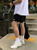 ルックカイパーワッペンライトウェイトナイロンバンディングショーツ