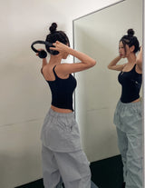 [U-BASIC] Tommy Basic Square Neck Sleeveless (+With Cup)