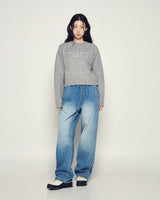 25FW WOMAN ベーシックロゴニット グレー