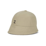 VA Curved Stud Nylon Bonnet Hat / Beige