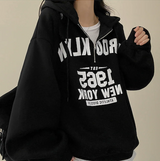 クルセミジップアップフーディー [フリース]