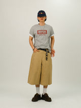BU Strap Cotton Bermuda Pants