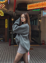 Koiz リブニットショートパンツ