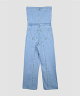 COVERALLS WIDE DENIM PANTS