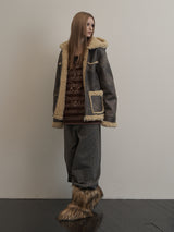 SIDE BEADS PANTS CHACOAL