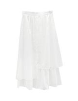 Celine Layered Unbalanced Long Skirt