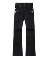 ZIP POCKET BOOTCUT DENIM (BLACK)